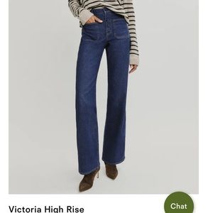 ❄️RARE❄️ Victoria high rise wide leg jeans size 26 NEVER WORN